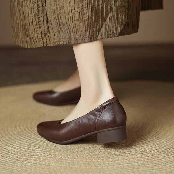 Women’s Genuine Sheepskin Ballet Flats - Image 2