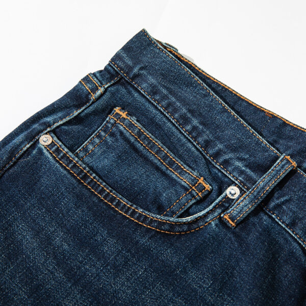 Luxury Men’s Straight Leg Jeans - Image 2